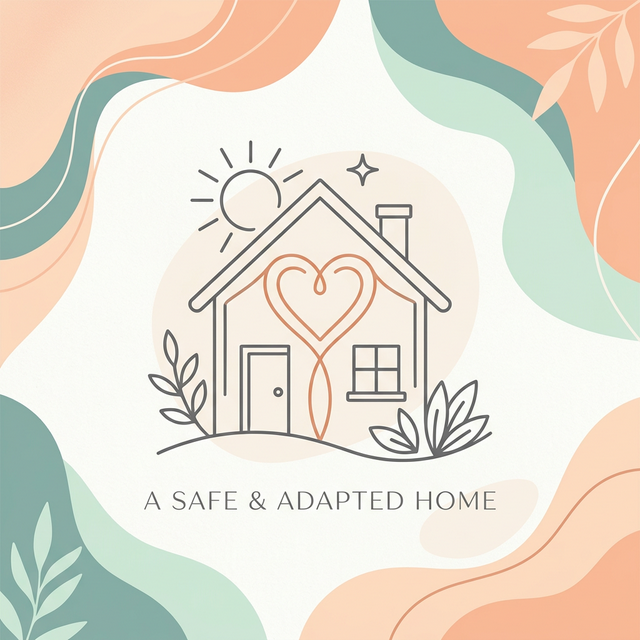 Banheiro adaptado com barras de apoio e tapete antiderrapante para segurança de idosos